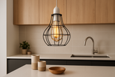 Modern Retro Ceiling Pendant Light Shade – Rustic Metal Lampshade
